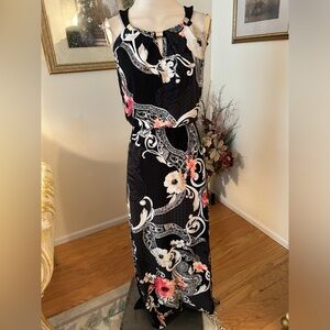 White House Black Market like new floral maxi dress size XS